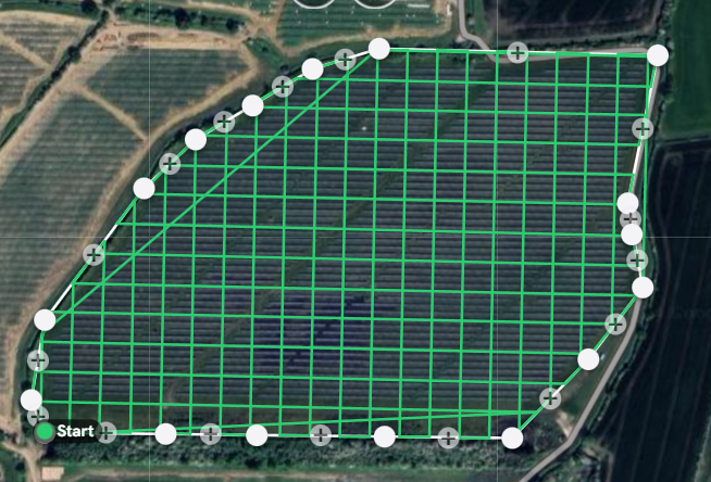 Solar panel map